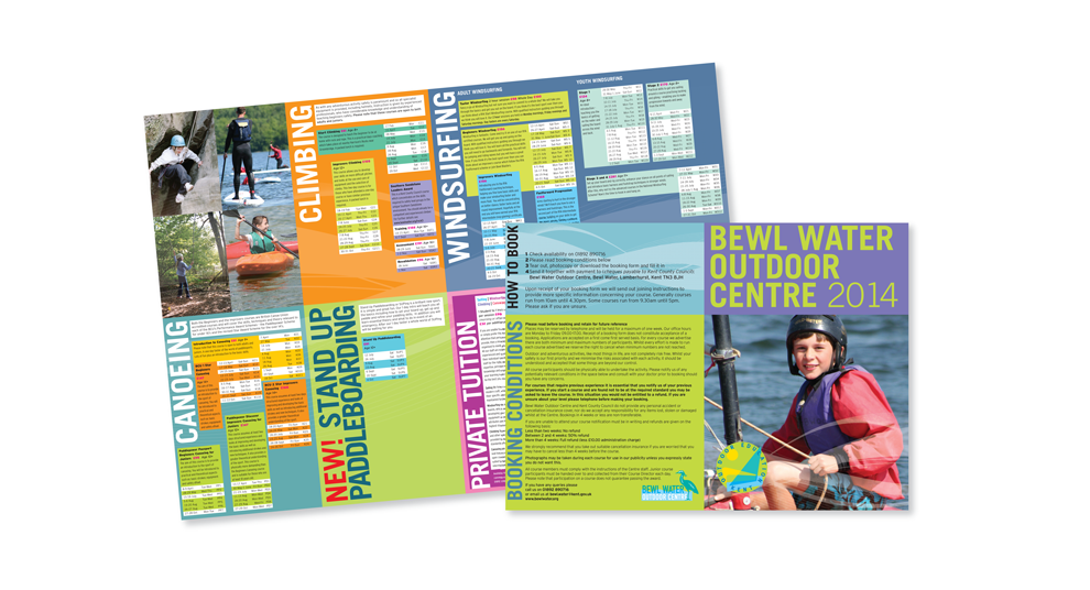 Bewl Water Outdoor Education brochure